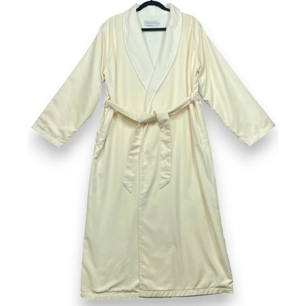 Restoration Hardware Kayanna Signature Spa Robe Ivory Medium Read